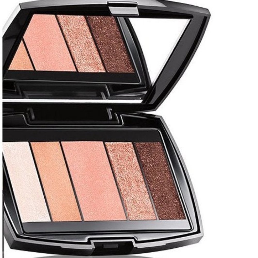 Lancôme Peach Soleil Eyeshadow NEW Color Design 5 Eye Shadow & Liner Palette